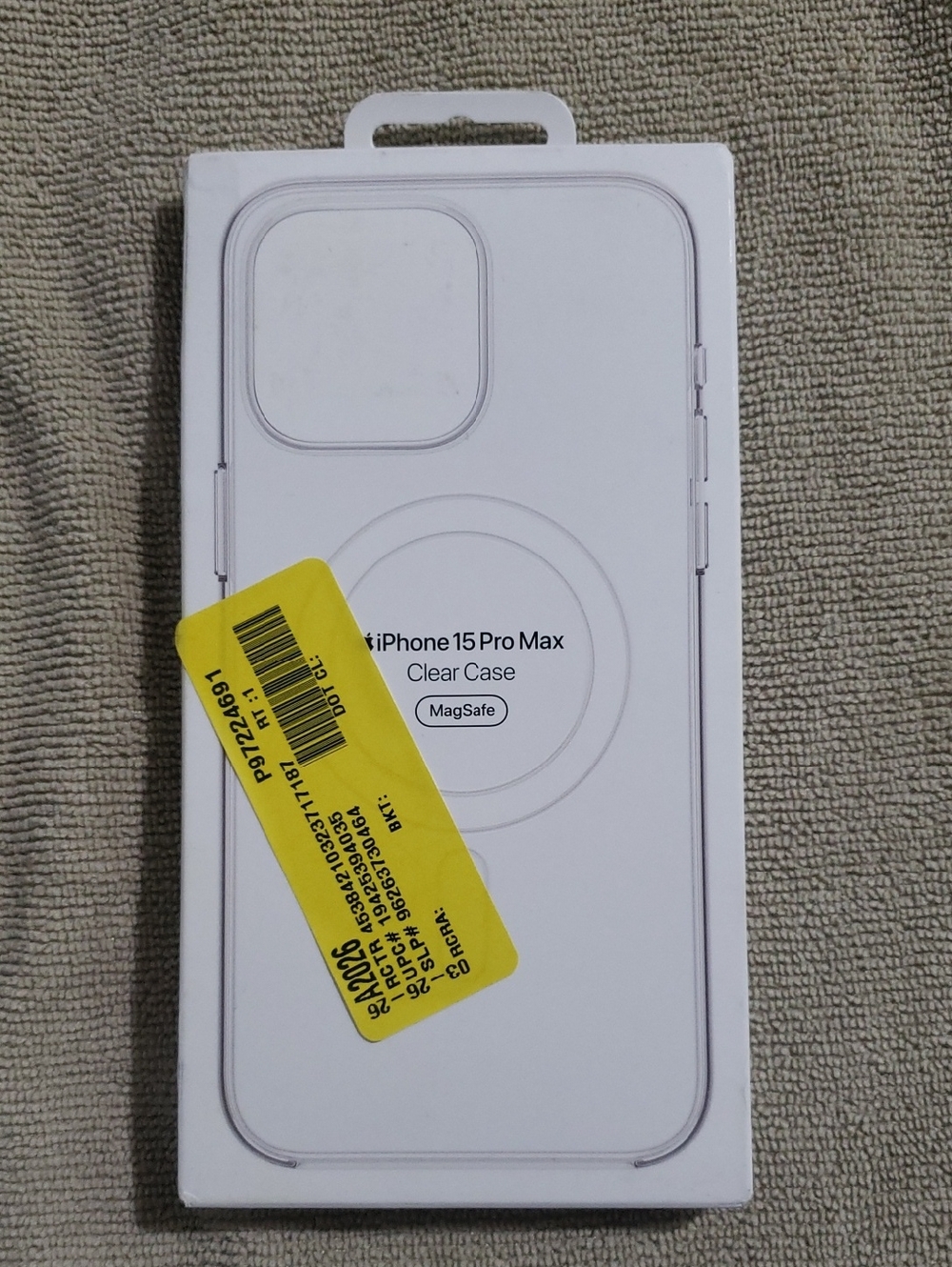 Case For iPhone 15 Pro Max, Clear, Magsafe, OEM